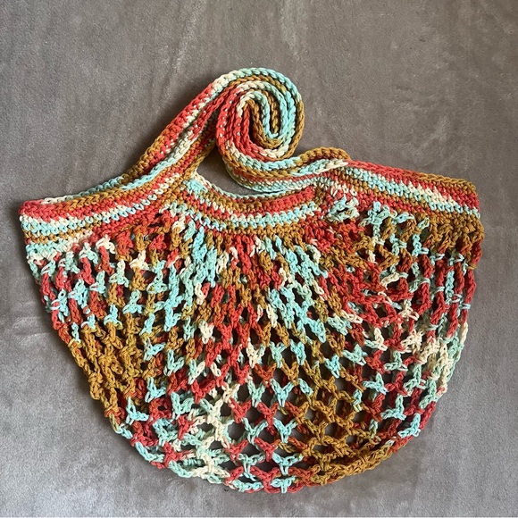 Handmade Mesh Market Bag - Picture 1 of 5